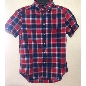 BOYS RALPH LAUREN BUTTON DOWN COLLARED SHIRT